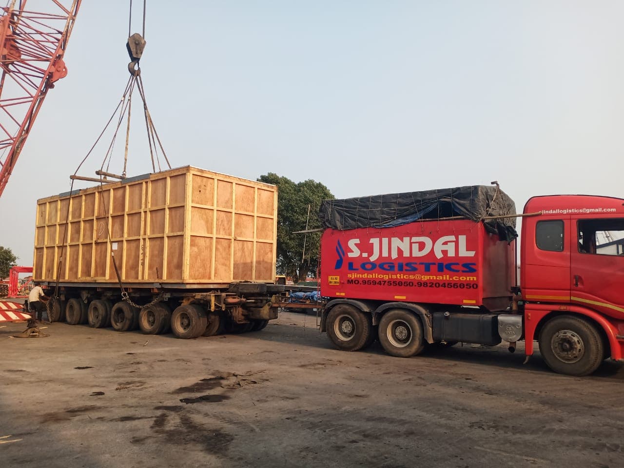 Direct underhook delivery from port to site on 6 axle lines.